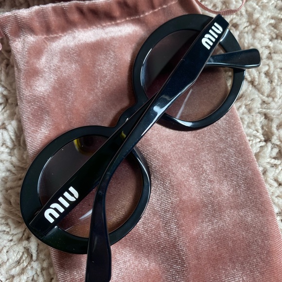 Miu Miu 48-mm star print round sunglasses - Picture 4 of 11